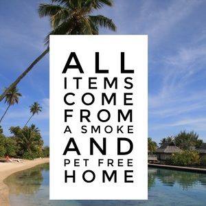 All items are from a smoke and pet free home